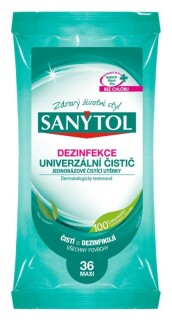 Sanytol Dezinfekční univerzální čistící utěrky 36 ks