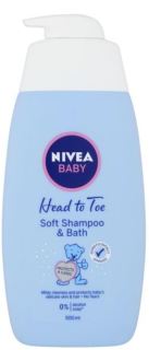 Nivea Baby 2 v1 šampon a pěna do koupele pro děti 500 ml