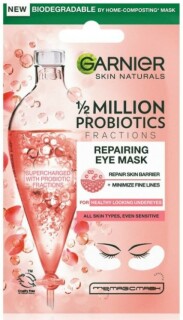 Garnier Skin Naturals 1/2 Million Probiotics textilní hydratační oční maska s probiotiky 1 ks