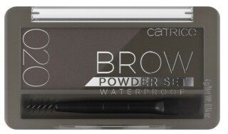 Catrice Brow Powder Set Waterproof paletka na obočí 020 Ash Brown 4 g