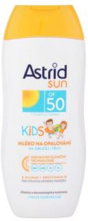 Astrid Sun OF 50 dětské mléko na opalování