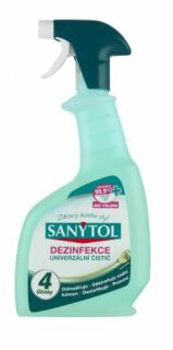 Sanytol univerzální dezinfekční čistící prostředek s vůní limetky, 4 účinky rozprašovač 500 ml