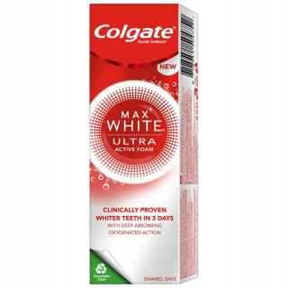 Colgate Max White Ultra Active Foam bělící zubní pasta 50 ml