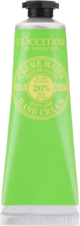 LOccitane En Provence Shea Butter Zesty Lime Hand Cream krém na ruce s bambuckým máslem 30 ml