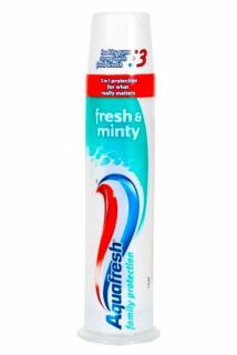 Aquafresh Fresh & Minty zubní pasta s dávkovačem 100 ml