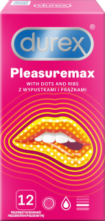Durex Pleasuremax latexové kondomy s vroubkováním
