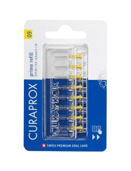 Curaprox Prime Refill 09 - 4,0mm / yellow 8ks - náhrada
