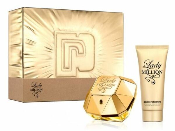 Paco Rabanne Lady Million Gift Set (80 ml EDP + 100 ml Body Lotion)