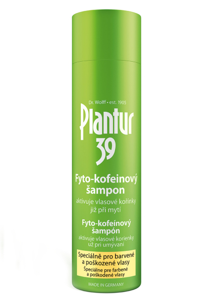 Plantur 39 Fyto-kofeinový šampon pro barevené a poškozené vlasy 250 ml