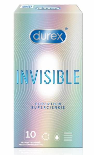Durex Invisible Extra Thin super tenké kondomy