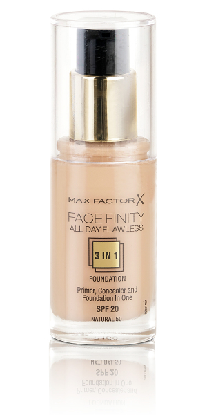 Max Factor Facefinity All day Flawless 3 in 1 Foundation Natural 50 makeup 30 ml