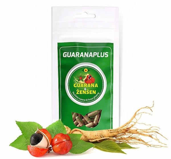 GuaranaPlus Guarana + Ženšen 100 kapslí