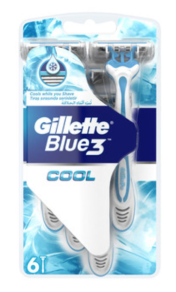 Gillette Blue III COOL pohotová holítka 6 ks