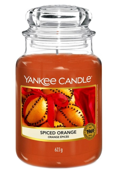 Yankee Candle Classic Spiced Orange vonná svíčka 104 g