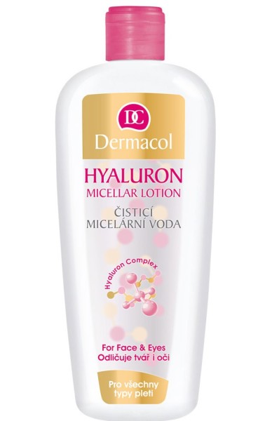 Dermacol Hyaluron Cleansing Micellar Lotion čistící micelární voda 400 ml