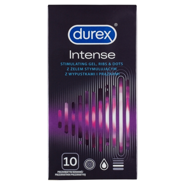 Durex Intense kondomy s vroubkováním