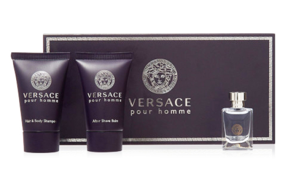 Versace pour Homme SET - Eau de Toilette 5 ml + shower gel 25 ml + after shave balm 25 ml