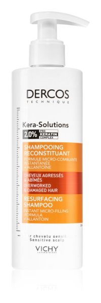 Vichy Dercos Kera-Solutions Resurfacing Shampoo 2% bnovující šampon pro suché a poškozené vlasy 250 ml