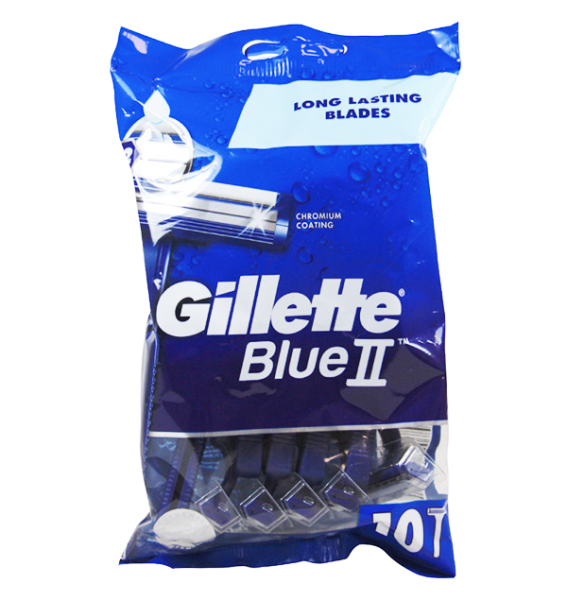 Gillette Blue II pohotová holítka balení 10 ks