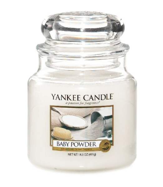 Yankee Candle Classic Baby Powder vonná svíčka