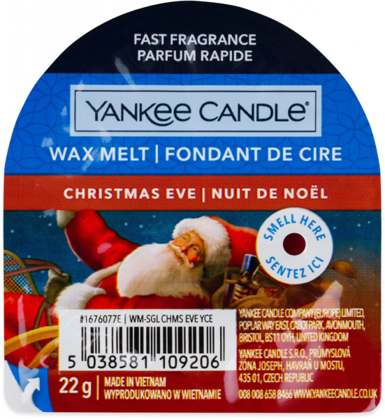 Yankee Candle Christmas Eve vonný vosk 22 g