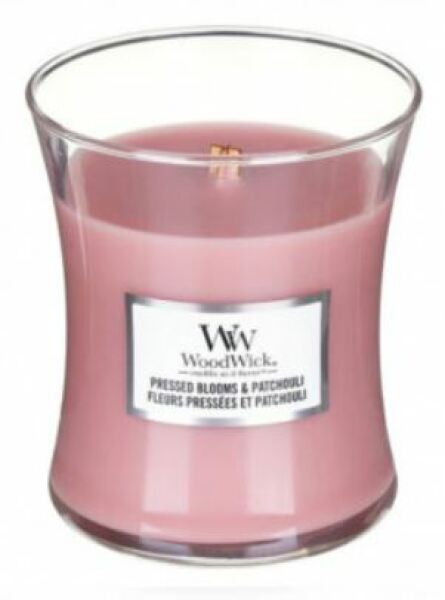 WOODWICK Pressed Blooms & Patchouli Candle vonná svíčka 275 g