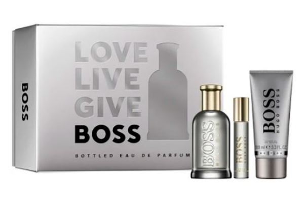 Hugo Boss Bottled Men SET VI. Eau de Parfum 100 ml + Eau de Parfum 10 ml + shower gel 100 ml