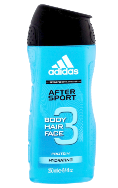 Adidas 3 After Sport sprchový gel