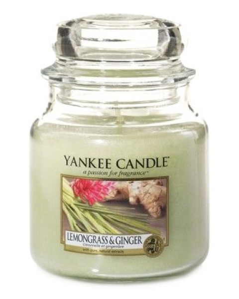 Yankee Candle Classic Lemongrass & Ginger vonná svíčka