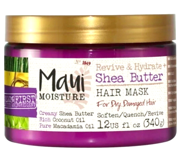 Maui Revive & Hydrate + Shea Butter Hair Mask maska pro zničené vlasy s bambuckým máslem 340 g